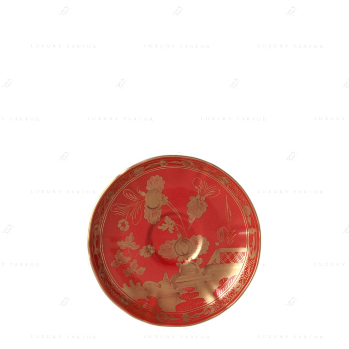 Блюдце для чашки кофейной 13,5см коллекции Oriente Italiano Rubrum бренда Richard Ginori