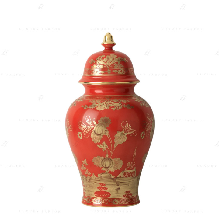 Ваза с крышкой 38,3см коллекции Oriente Italiano Rubrum бренда Richard Ginori