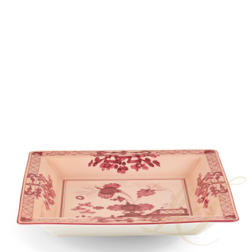 Чаша квадратная 24,5см коллекции Oriente Italiano Vermiglio бренда Richard Ginori