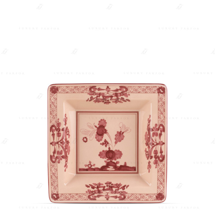 Чаша квадратная 18см коллекции Oriente Italiano Vermiglio бренда Richard Ginori