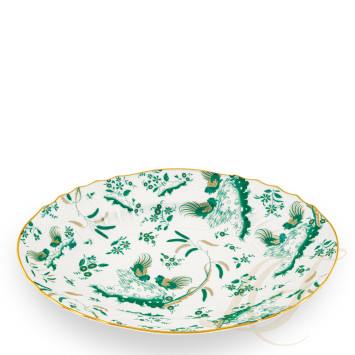 Блюдо овальное 33см коллекции Oro Di Doccia Giada бренда Richard Ginori
