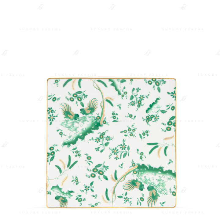 Чаша квадратная 21см коллекции Oro Di Doccia Giada бренда Richard Ginori