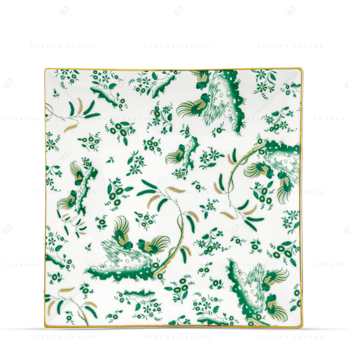 Чаша квадратная 30,5см коллекции Oro Di Doccia Giada бренда Richard Ginori