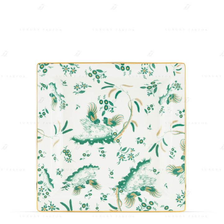 Чаша квадратная 24,5см коллекции Oro Di Doccia Giada бренда Richard Ginori