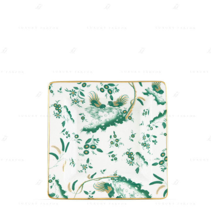 Чаша квадратная 18см коллекции Oro Di Doccia Giada бренда Richard Ginori