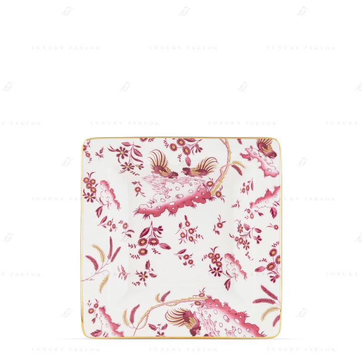 Чаша квадратная 18см коллекции Oro Di Doccia Magenta бренда Richard Ginori