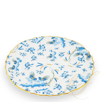 Тарелка подстановочная 31см коллекции Oro Di Doccia Turchese бренда Richard Ginori