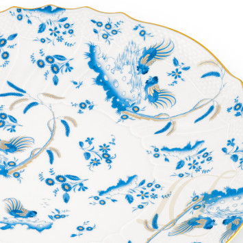 Тарелка 33см коллекции Oro Di Doccia Turchese бренда Richard Ginori