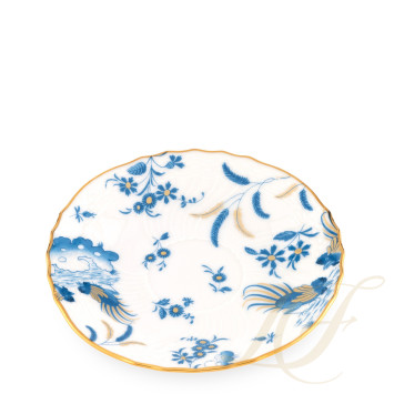 Блюдце для чашки кофейной 12,8см коллекции Oro Di Doccia Turchese бренда Richard Ginori