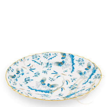 Блюдо овальное 33см коллекции Oro Di Doccia Turchese бренда Richard Ginori