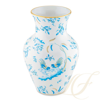 Ваза 25см коллекции Oro Di Doccia Turchese бренда Richard Ginori