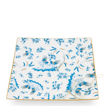 Чаша квадратная 26,5см коллекции Oro Di Doccia Turchese бренда Richard Ginori