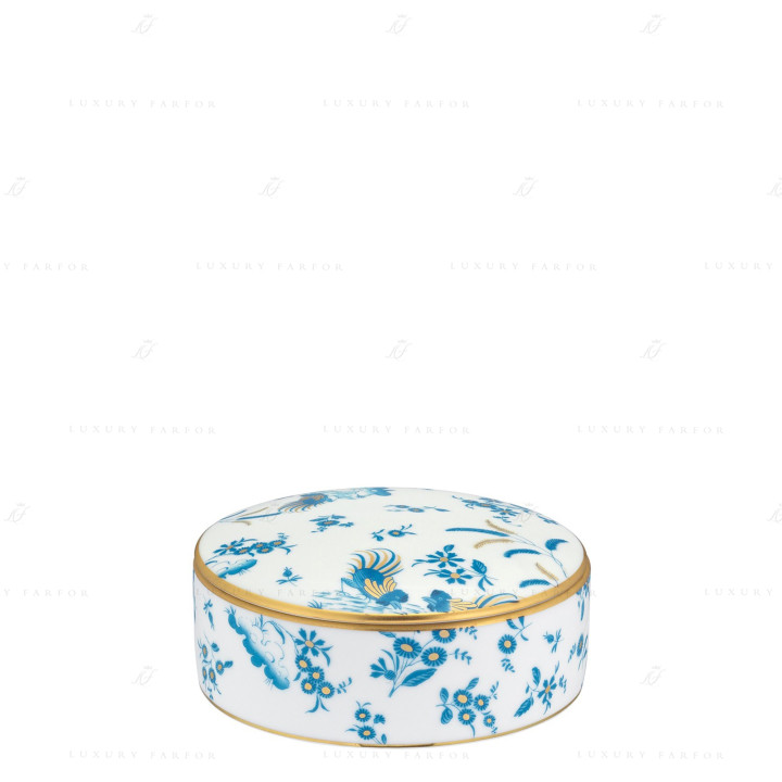 Шкатулка 13,2см коллекции Oro Di Doccia Turchese бренда Richard Ginori