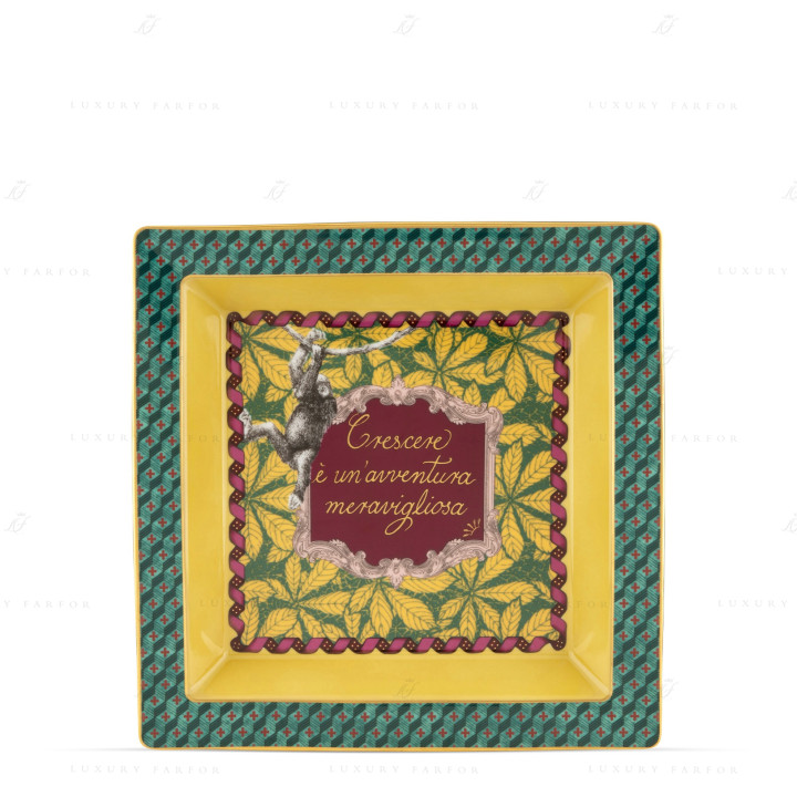 Чаша квадратная 24,5см коллекции Totem Scimmia бренда Richard Ginori