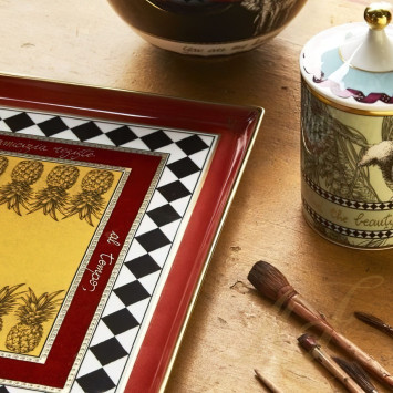 Чаша квадратная 30,9см коллекции Totem Cammello бренда Richard Ginori