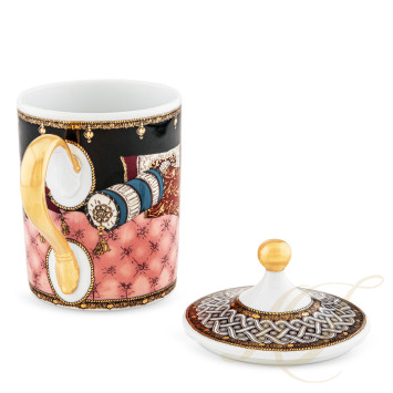 Кружка с крышкой 0,37л коллекции Totem Gatto бренда Richard Ginori