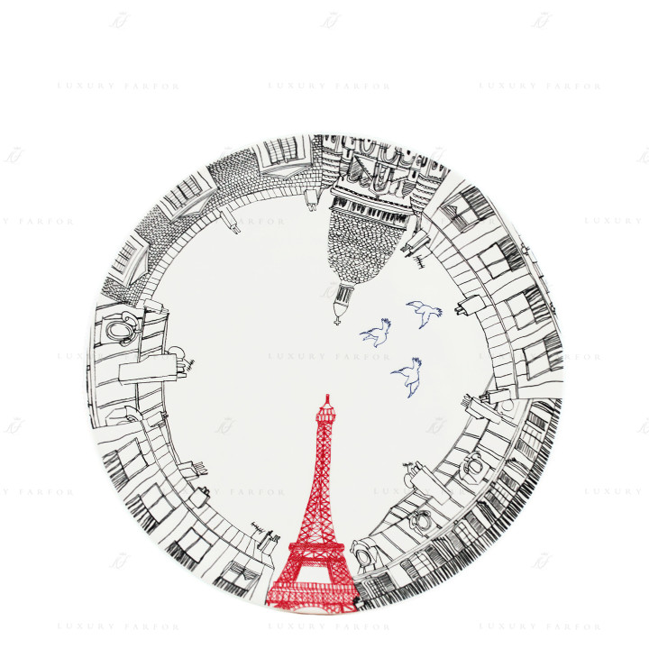 Блюдо для пирога круглое 30см коллекции Ca C'est Paris! бренда Gien