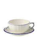 Чашка для завтрака с блюдцем 0,3л, 2шт. коллекции Filet Cobalt бренда Gien