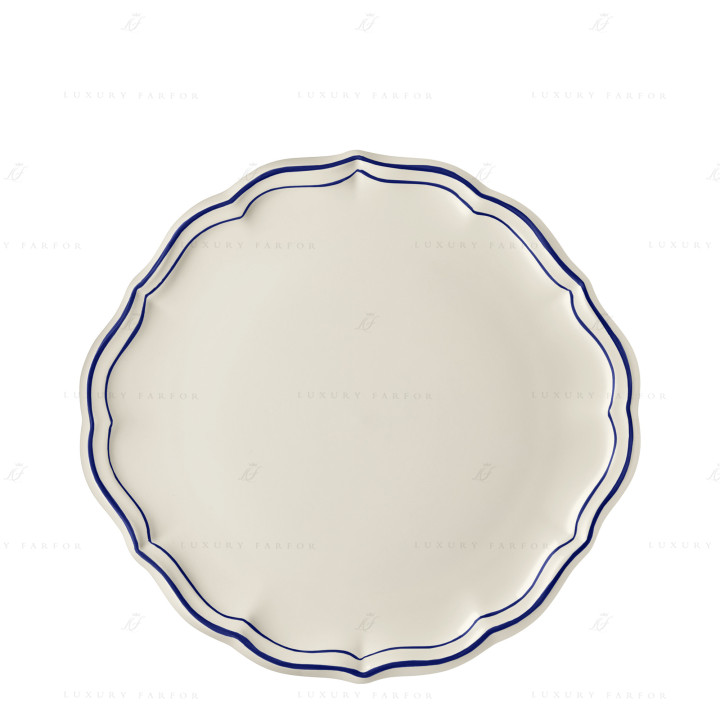 Блюдо для пирога круглое 32см коллекции Filet Cobalt бренда Gien