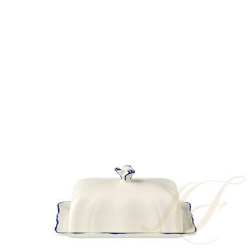 Масленка 17,8х13,5см коллекции Filet Cobalt бренда Gien
