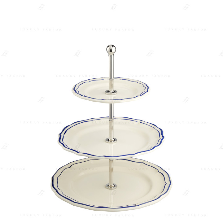 Этажерка 30см коллекции Filet Cobalt бренда Gien