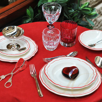 Тарелка десертная 16,5см коллекции Filet Rouge бренда Gien