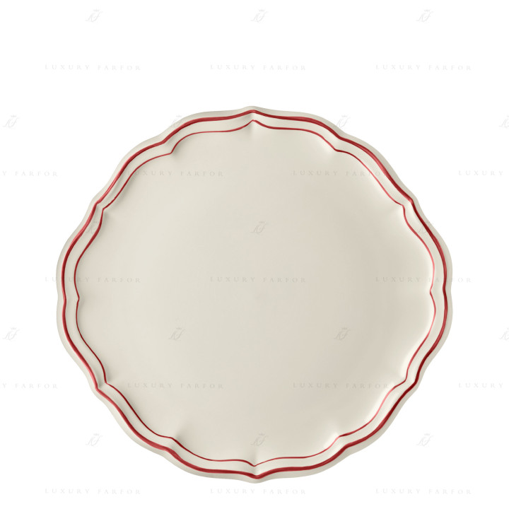 Блюдо для пирога круглое 32см коллекции Filet Rouge бренда Gien