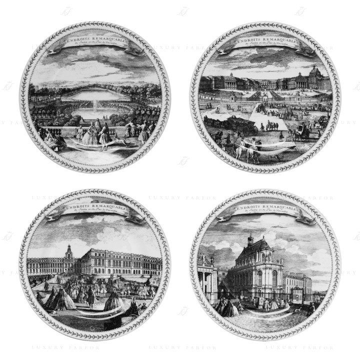 Тарелка закусочная 22см, 4шт. коллекции Les assiettes à thème 