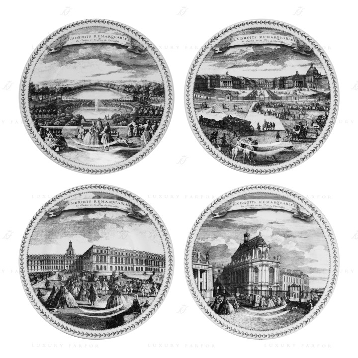 Конфетница 12,8см, 4шт. коллекции Les assiettes à thème 