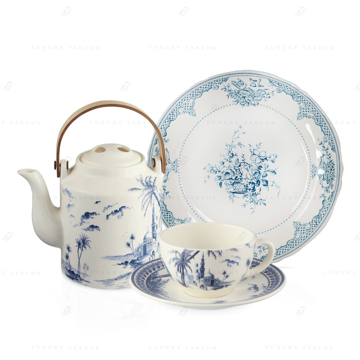 Коллекция Les Depareillees Bleu бренда Gien