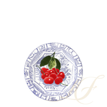 Тарелка десертная 16,5см коллекции Oiseau Bleu Fruits бренда Gien