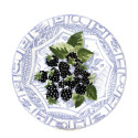 Тарелка закусочная 22см, 4шт. коллекции Oiseau Bleu Fruits бренда Gien
