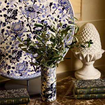 Ваза 20см коллекции Pivoines Bleues бренда Gien
