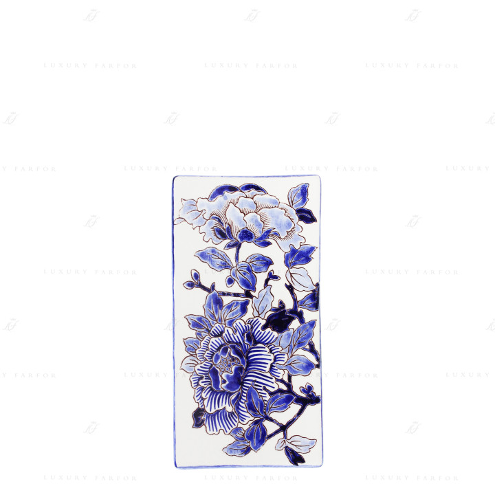 Блюдо прямоугольное 19,3х10см коллекции Pivoines Bleues бренда Gien