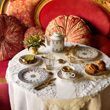 Чашка чайная с блюдцем 0,16л, 2шт. коллекции Rouen Or бренда Gien
