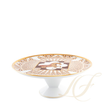 Тарелка тортовая на ножке 31,5см коллекции Cavalier Royal бренда Haviland