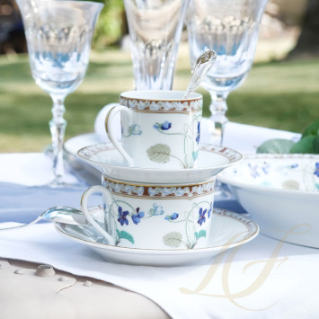 Чашка для завтрака с блюдцем 0,3л коллекции Imperatrice Eugenie бренда Haviland