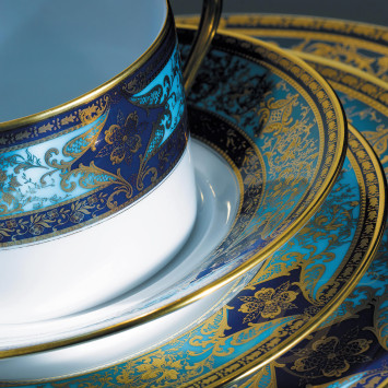 Тарелка суповая 23,5см коллекции Matignon Bleu de Four бренда Haviland