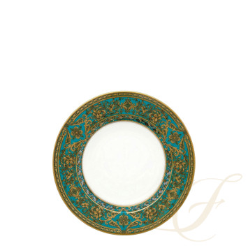 Тарелка закусочная 19см коллекции Matignon Bleu Piscine Or бренда Haviland
