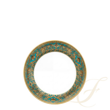 Тарелка суповая 19см коллекции Matignon Bleu Piscine Or бренда Haviland