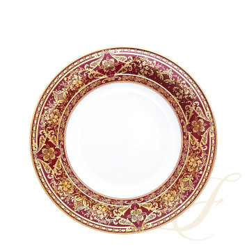 Тарелка глубокая 31,5см коллекции Matignon Cerise Or бренда Haviland