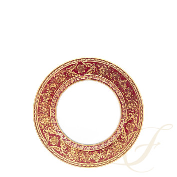 Тарелка закусочная 22см коллекции Matignon Cerise Or бренда Haviland
