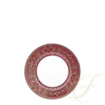 Тарелка десертная 16см коллекции Matignon Cerise Platin бренда Haviland