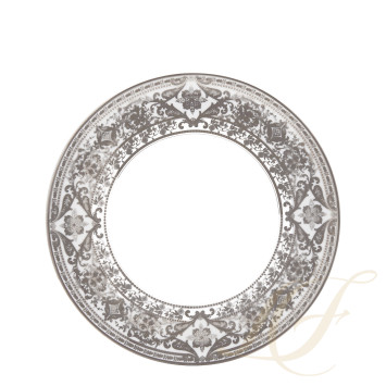 Тарелка тортовая 31,5см коллекции Matignon Platin бренда Haviland