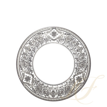 Тарелка главная 28см коллекции Matignon Platin бренда Haviland