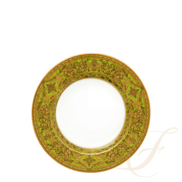 Тарелка суповая 23,5см коллекции Matignon Vert Pomme Or бренда Haviland