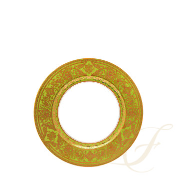 Тарелка закусочная 22см коллекции Matignon Vert Pomme Or бренда Haviland