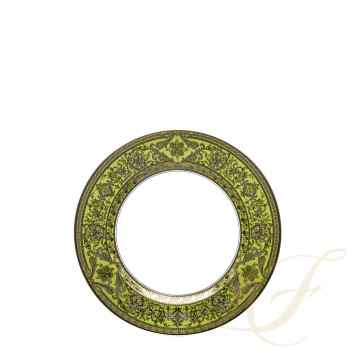 Тарелка закусочная 19см коллекции Matignon Vert Pomme Platin бренда Haviland