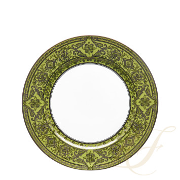 Тарелка сервировочная 31см коллекции Matignon Vert Pomme Platin бренда Haviland