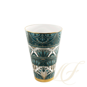 Ваза 25см коллекции Reves Du Nil Vert Or бренда Haviland